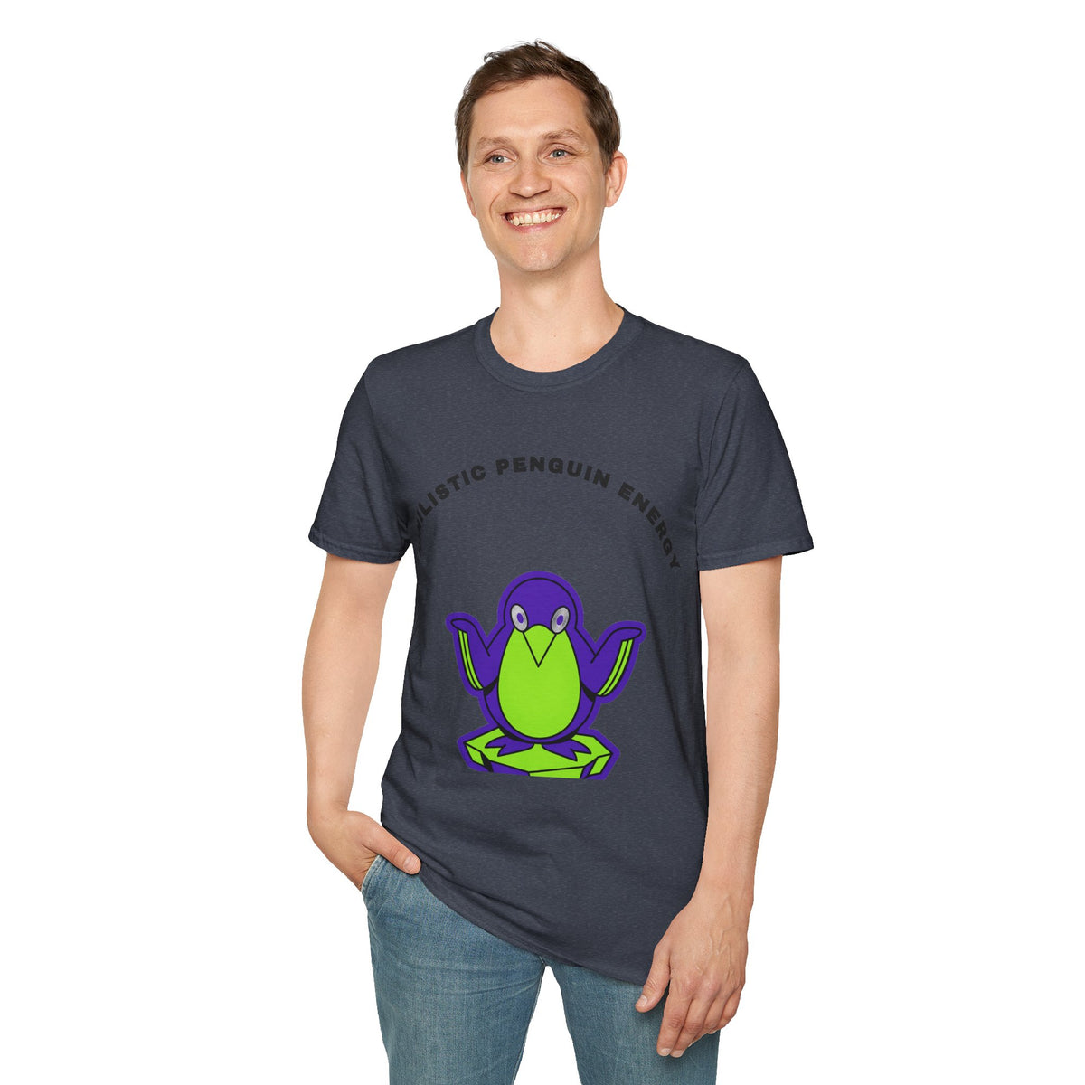 Penguin Energy T-Shirt — "Nihilistic Penguin Energy" Cute Cartoon Tee - Trending Now - September 2026