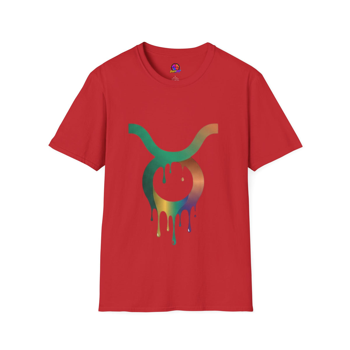 Taurus Abstract Drip Logo T-Shirt