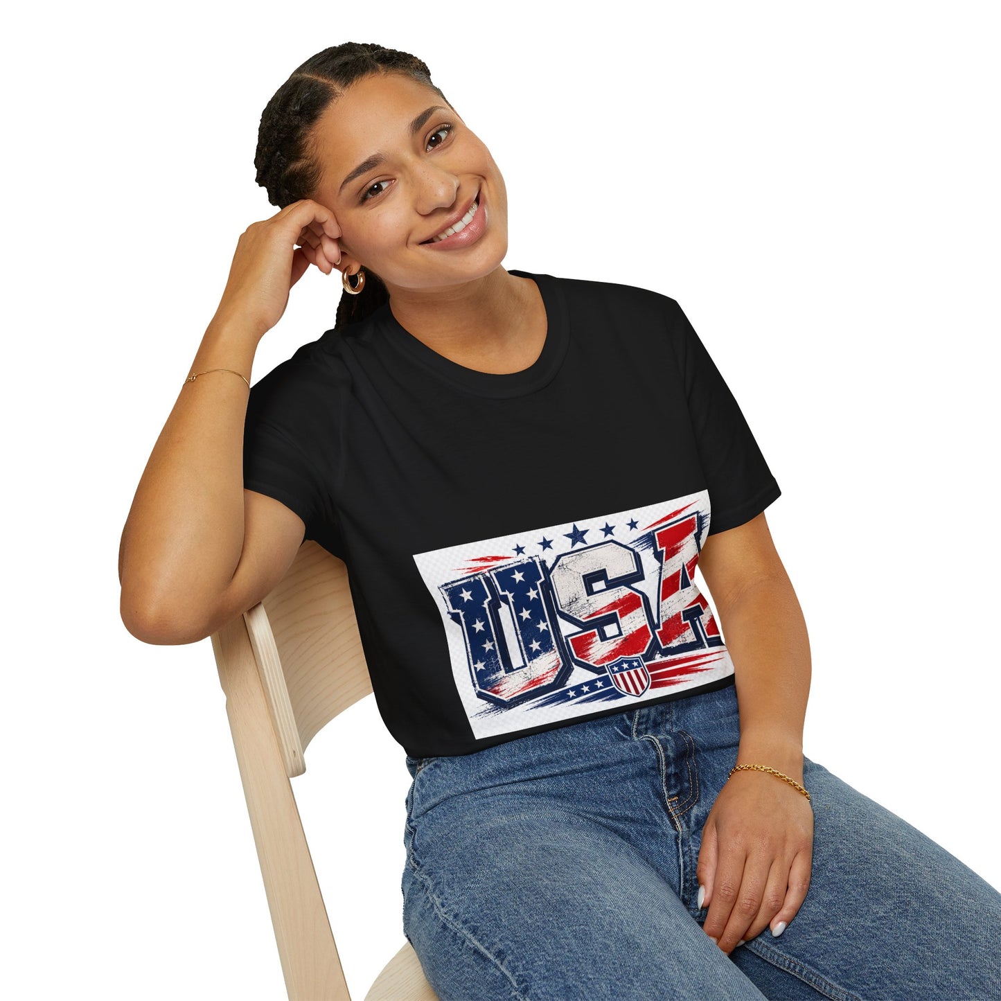 USA Flag Graphic T-Shirt — Patriotic American Pride Tee