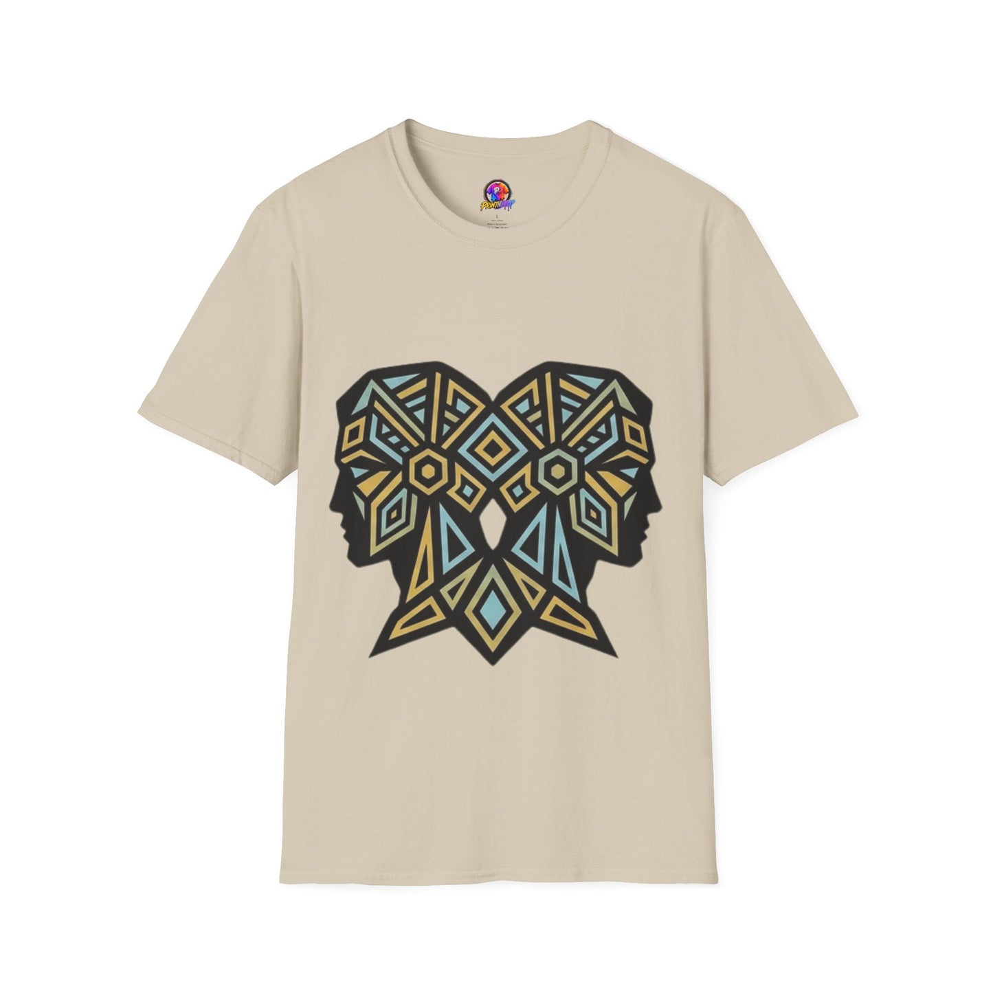 Geometric Elephant Tee — Tribal Mosaic Elephant Graphic T-Shirt
