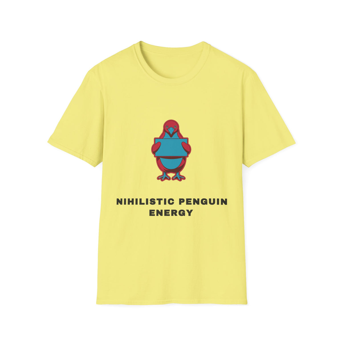 Minimalist Athletic Penguin T-Shirt — "Minimalistic Penguin Energy" Design - Trending Now - September 2026