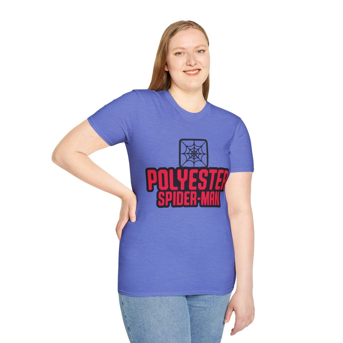 Spider-Man Polyester Graphic Tee — Bold Retro Logo Spiderweb T-Shirt - Trending Now - August 2026
