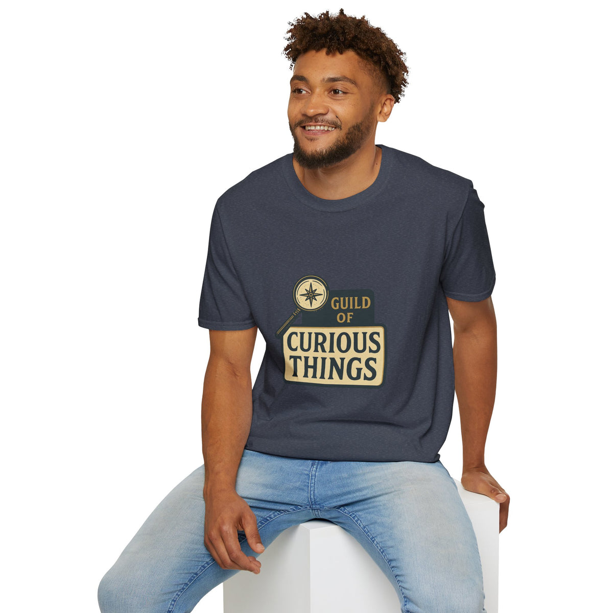 Curious Things T‑Shirt — Guild of Curious Vintage Badge Tee - Trending Now - August 2026