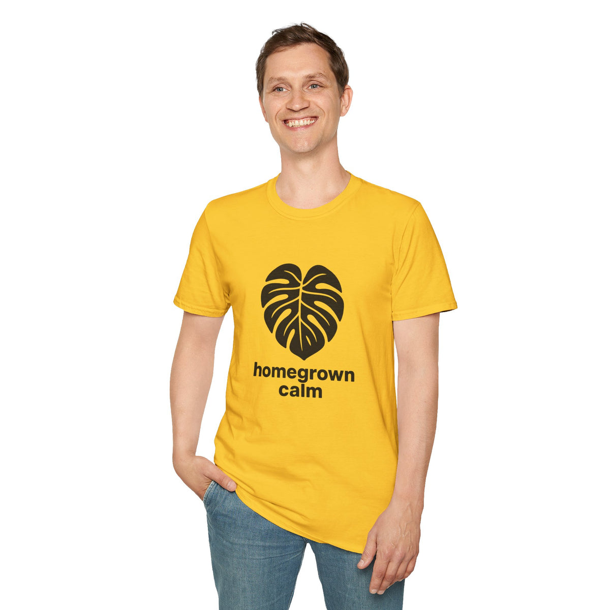 Black T‑Shirt with Subtle Heartroots Graphic – Minimal Plant Lover Tee - Trending Now - August 2026