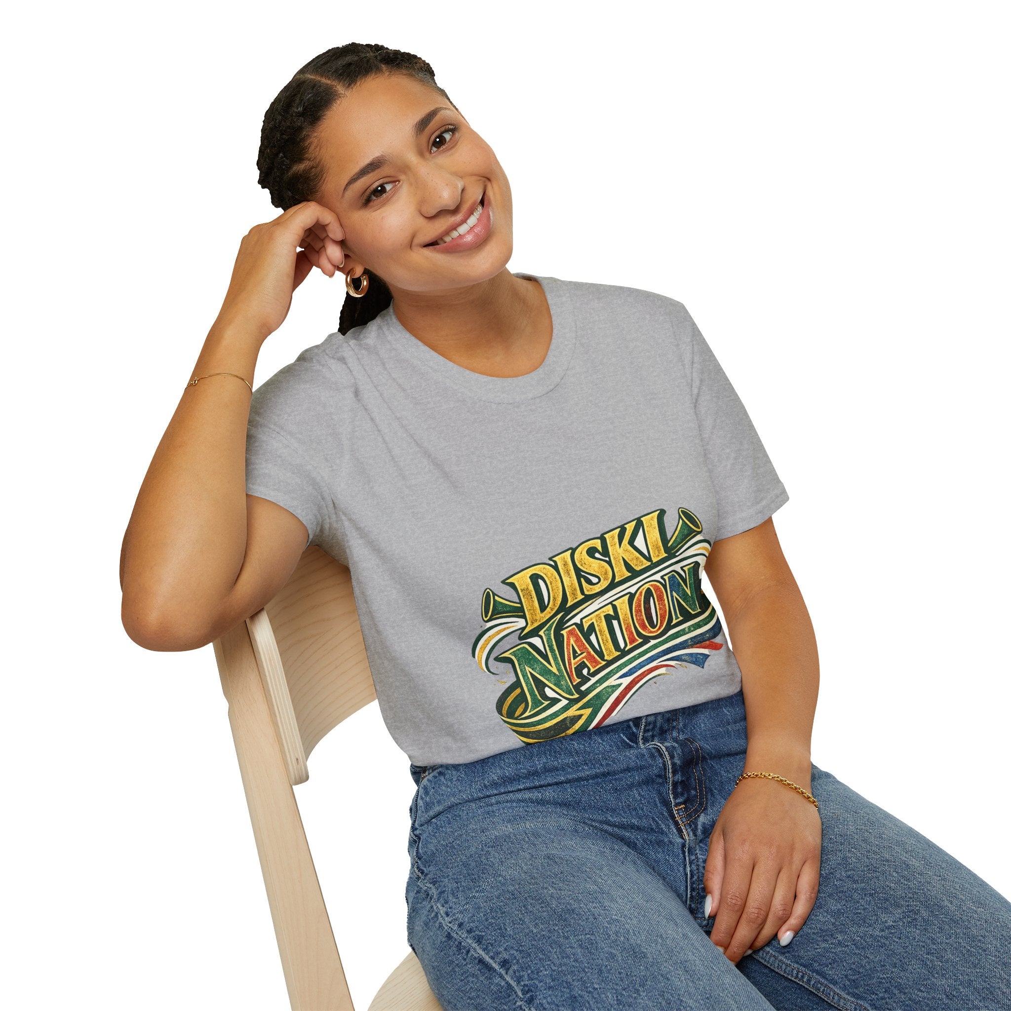 South Africa Diski Nation T-Shirt — Retro Reggae Graphic Tee