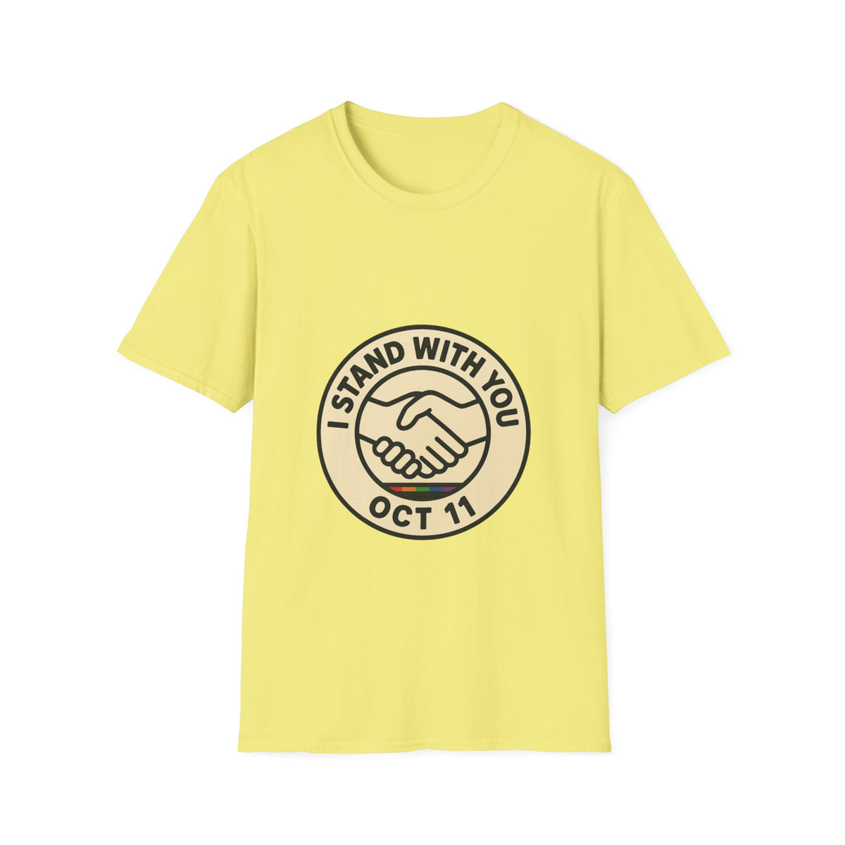 I Stand With You Oct 11 T‑Shirt — Solidarity Handshake Tee - Trending Now - October 2026