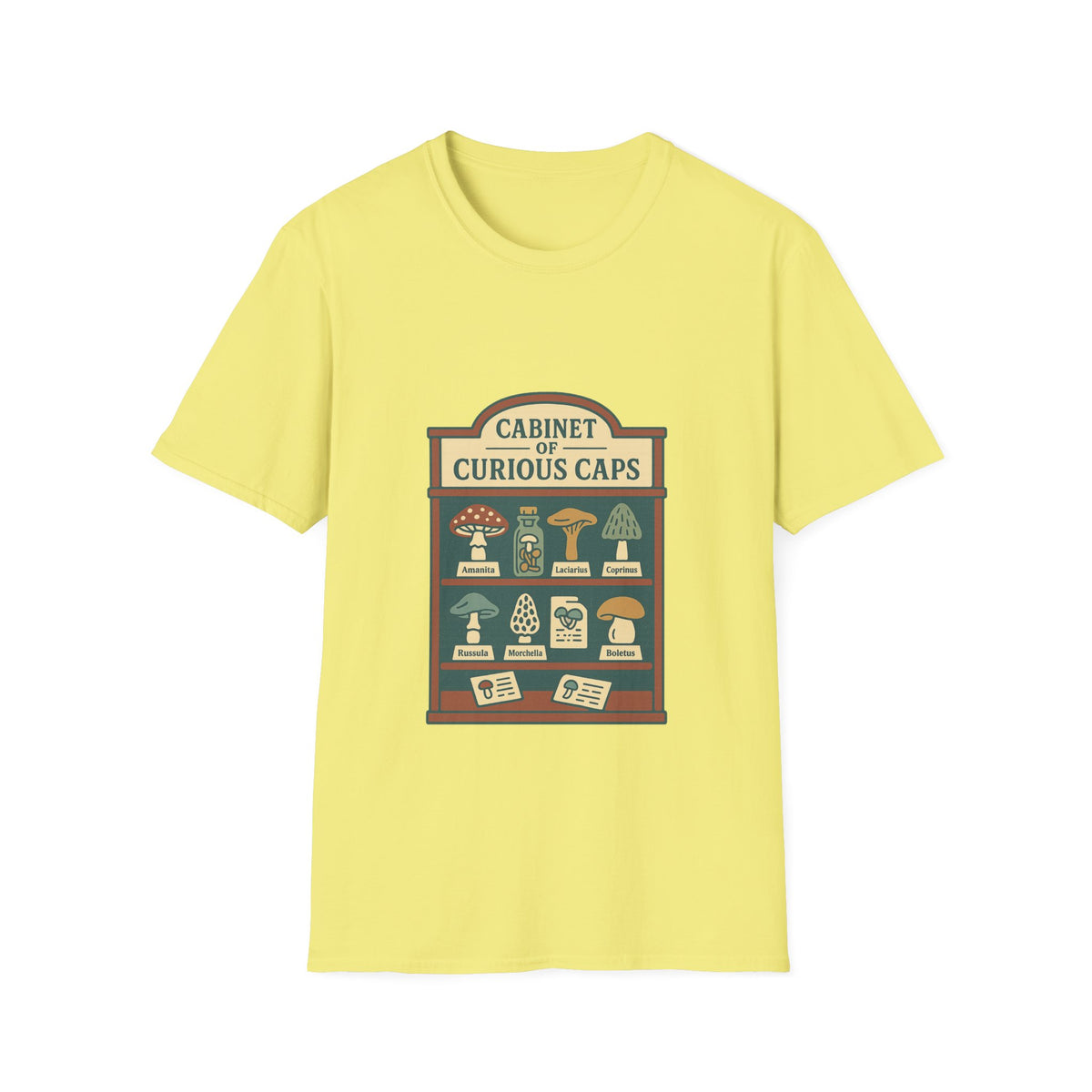 T-Shirt — Cabinet of Curious Caps Vintage Apothecary Graphic Tee - Trending Now - October 2026