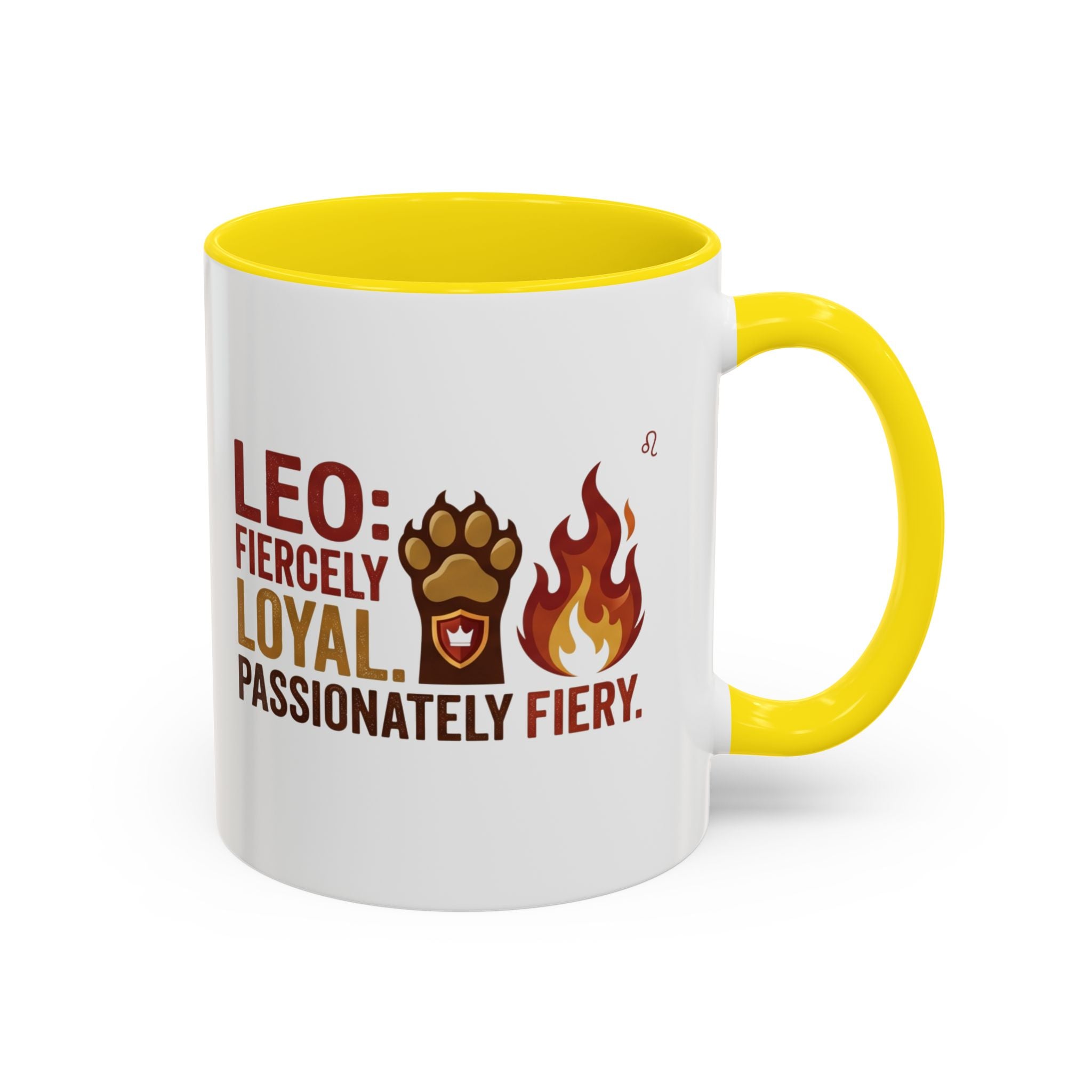 Leo Zodiac Coffee Mug – Fiercely Loyal, Passionately Fiery Accent Mug