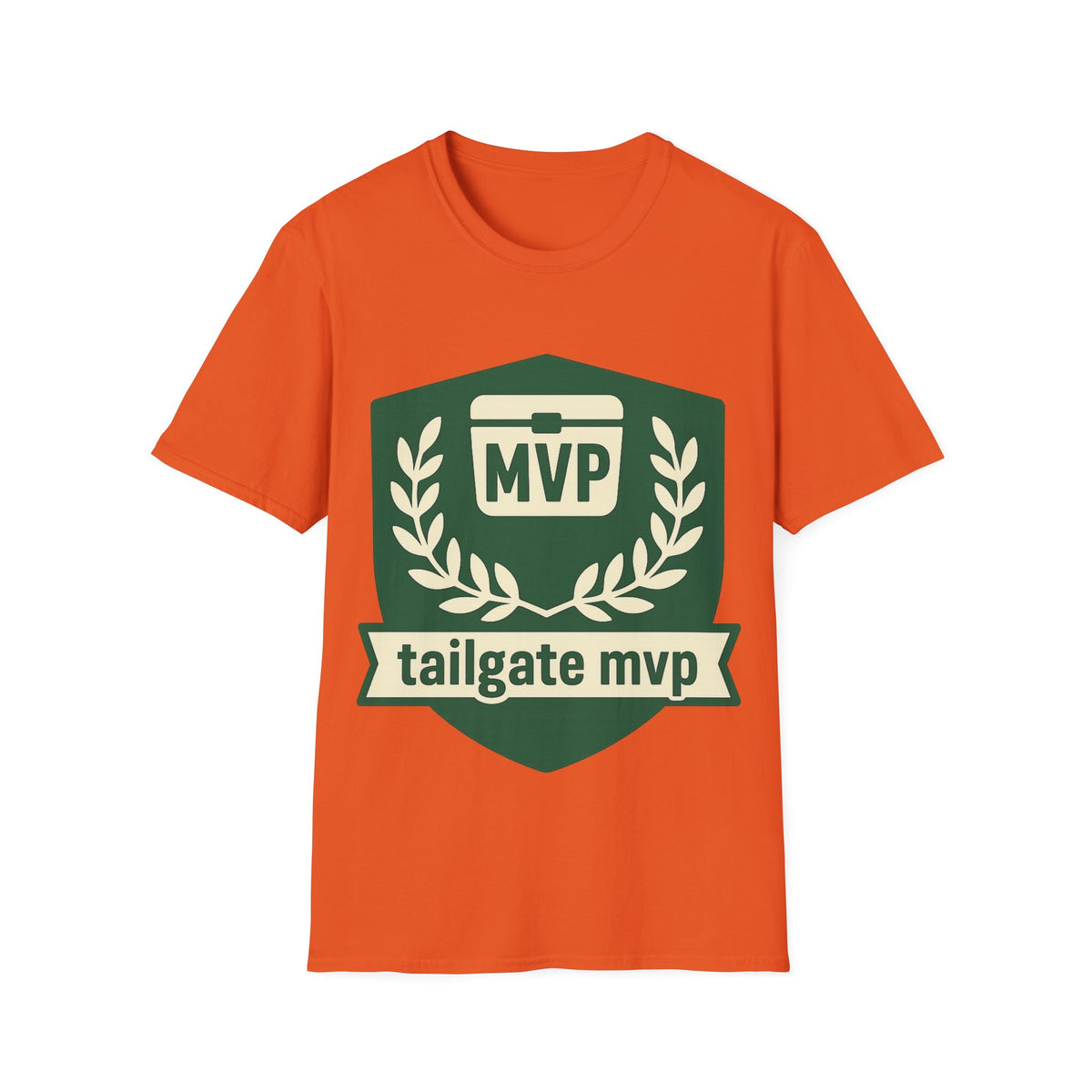 MVP Tailgate T-Shirt — Vintage Green MVP Badge Tee - Trending Now - August 2026