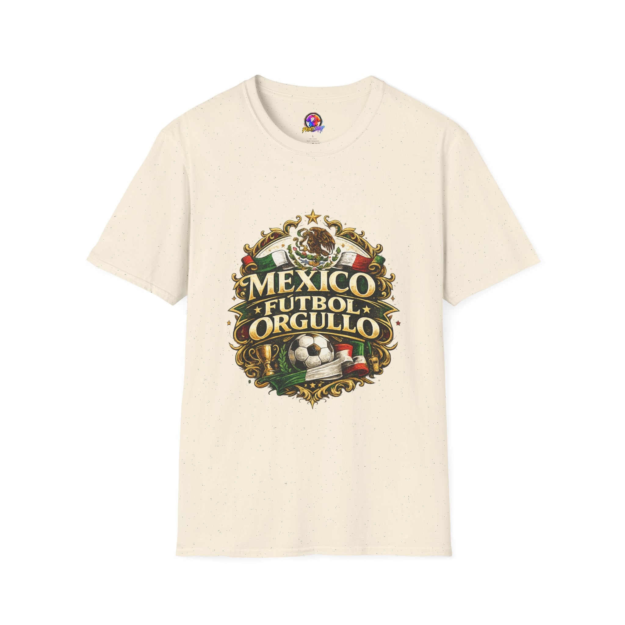 Mexico Fútbol Orgullo T-Shirt — Mexican Soccer Pride Graphic Tee