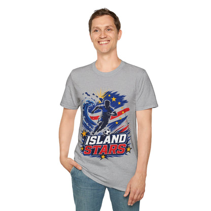 Cabo Verde Island Stars Soccer T-Shirt – Pacific Wave Football Team Tee