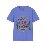Choose Joy This Christmas T-Shirt — Festive Holiday Graphic Tee