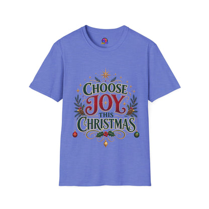 Choose Joy This Christmas T-Shirt — Festive Holiday Graphic Tee