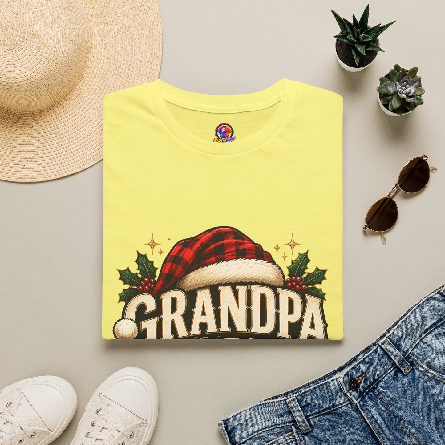 Christmas Grandpa Clause Unisex Softstyle T-Shirt