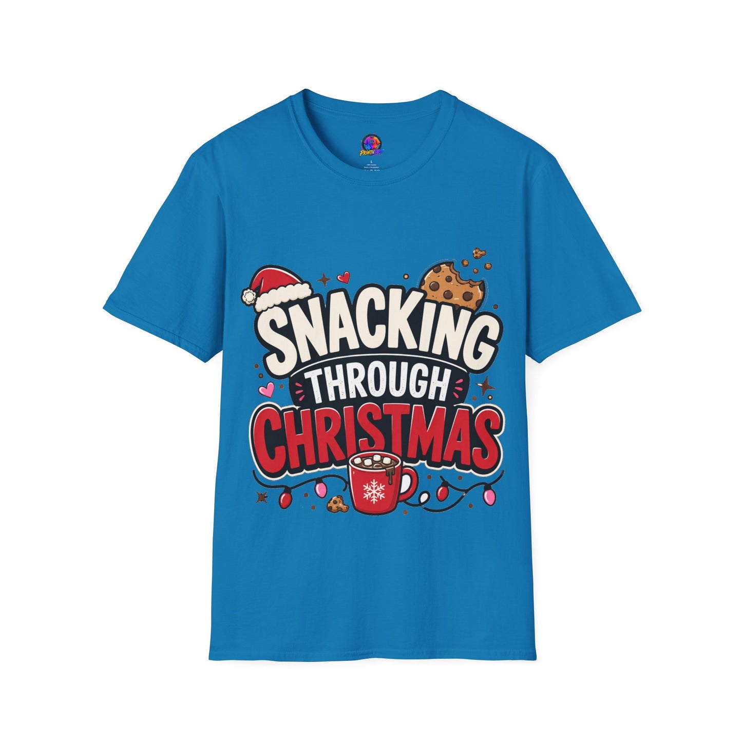 Snacking Through Christmas T-Shirt — Funny Holiday Cookie Tee