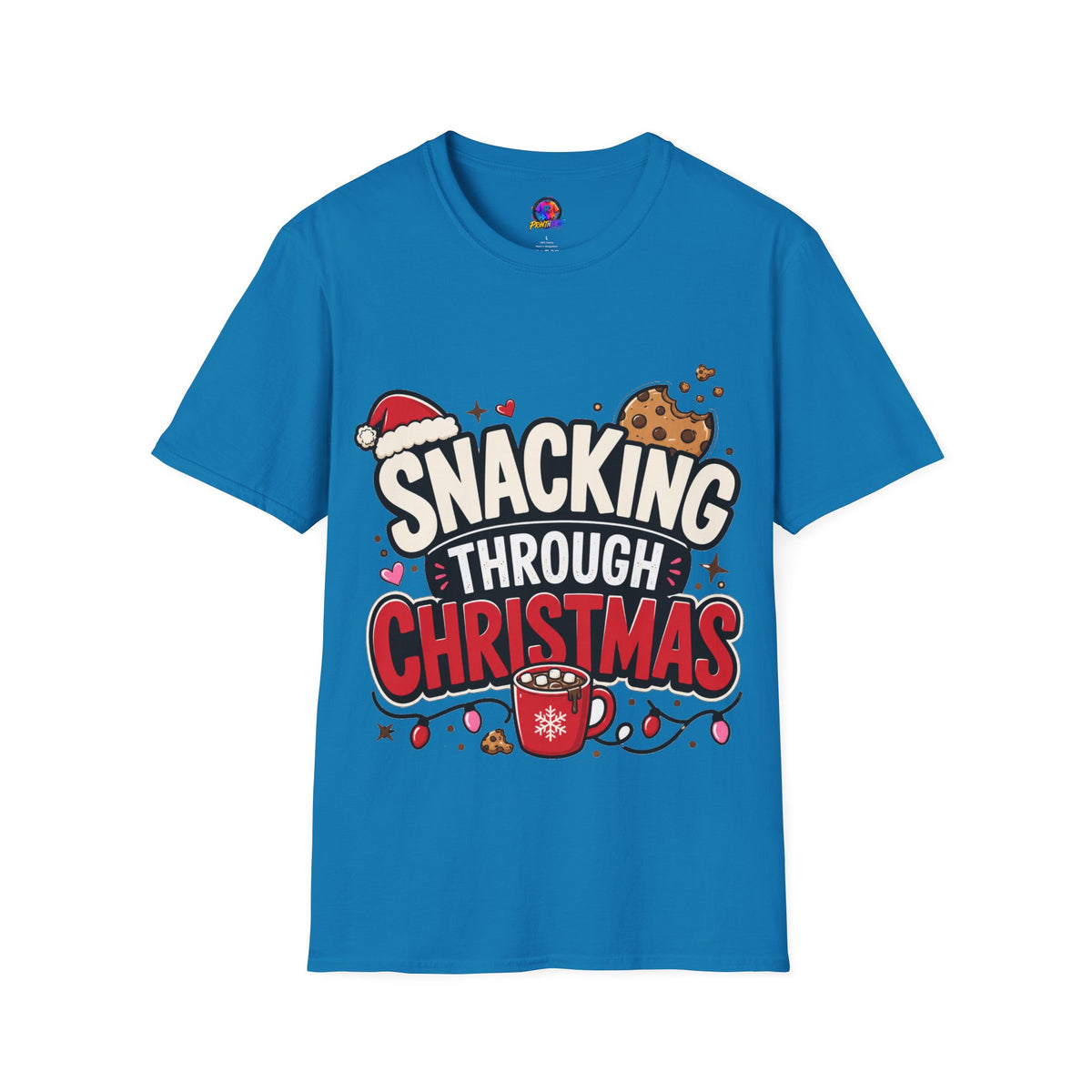 Snacking Through Christmas T-Shirt — Funny Holiday Cookie Tee