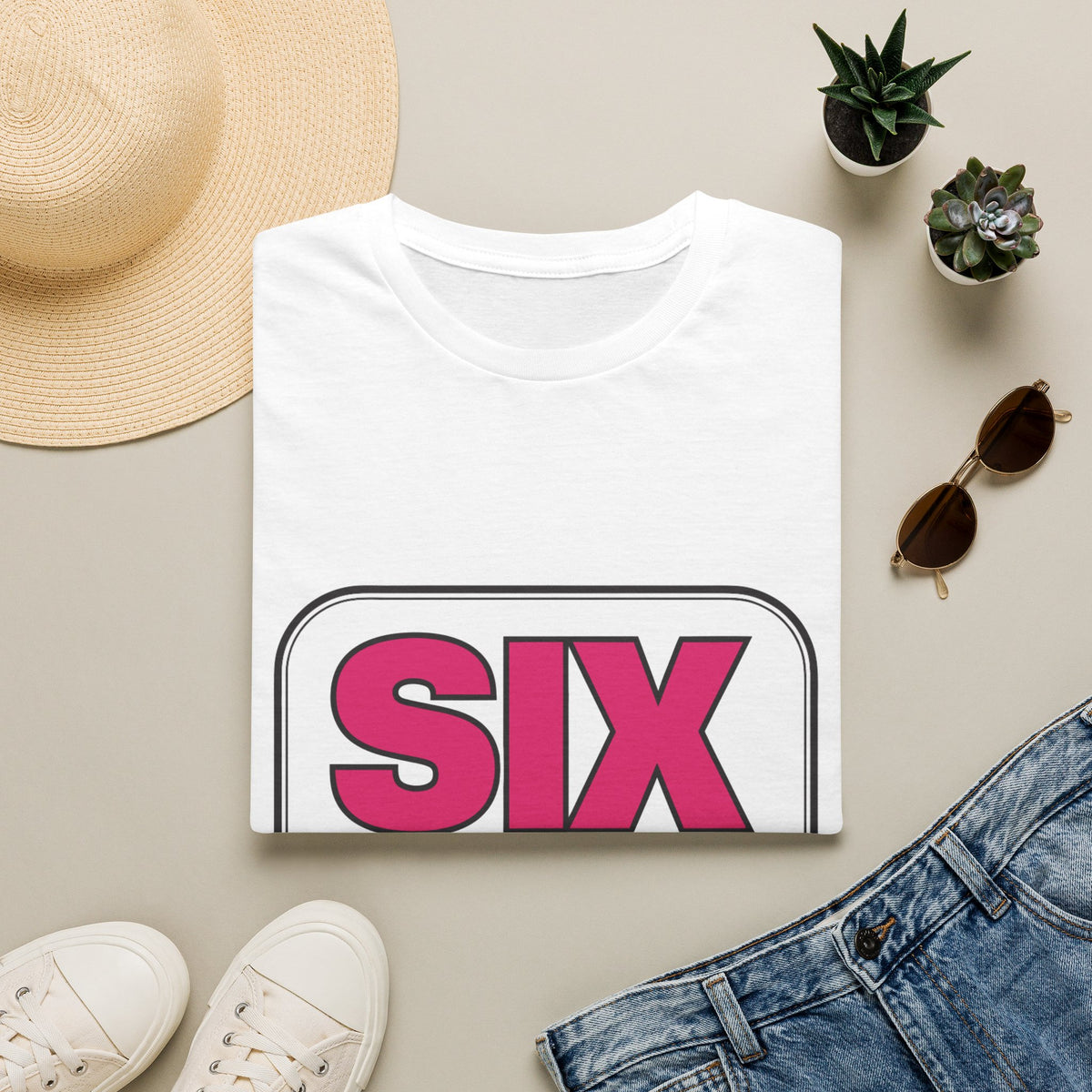 "Six Seven Energy" Bold Pink Typography Graphic Tee - Trending Now - September 2026