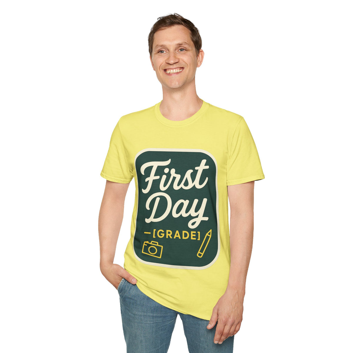 First Day T-Shirt — Retro "First Day (Grade 1)" Back-to-School Tee - Trending Now - August 2026