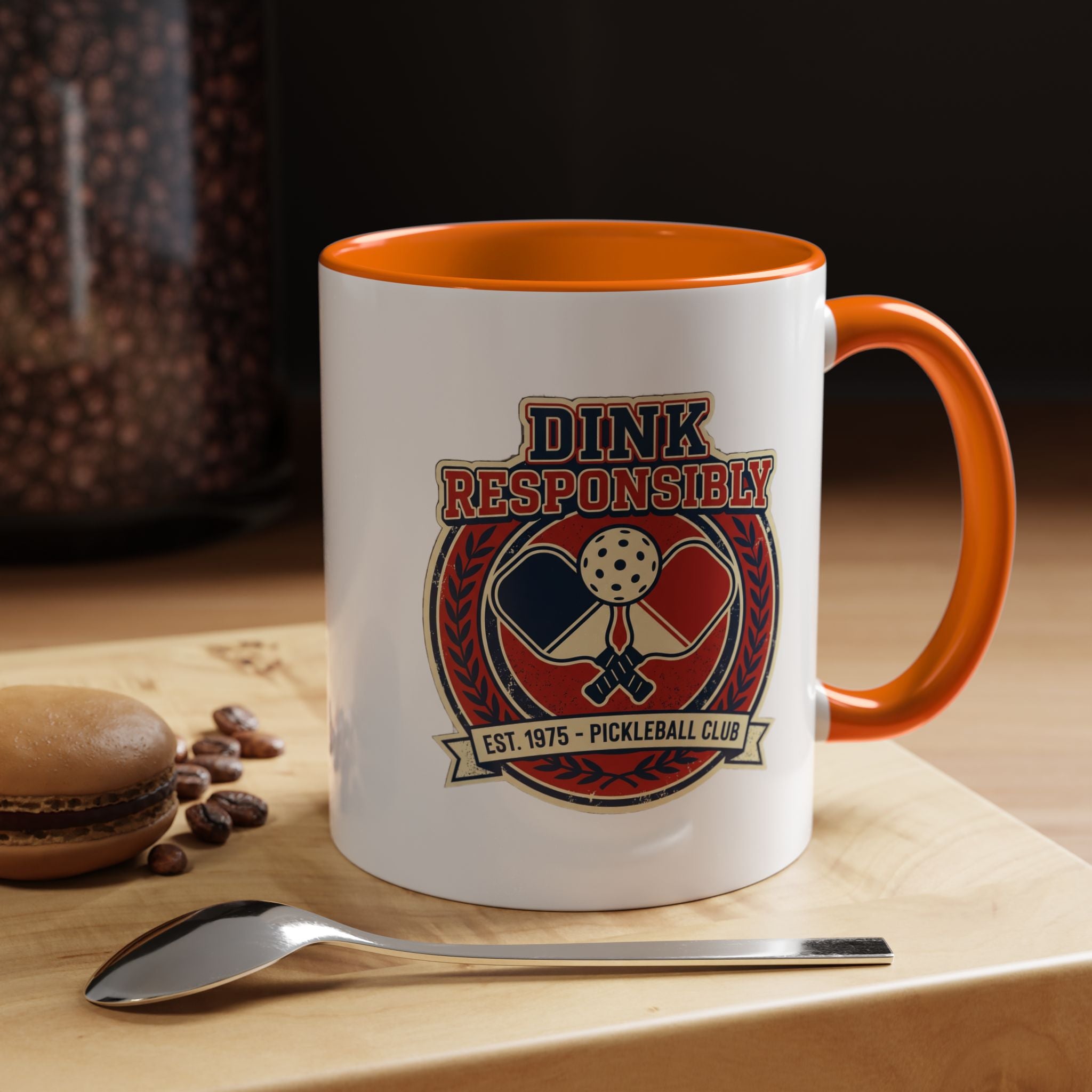 Funny Pickleball Coffee Mug - "Dink Responsibly" Accent Mug