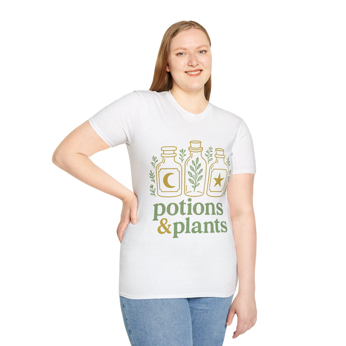 Potions & Plants T-Shirt — Botanical Apothecary Graphic Tee - Trending Now - August 2026
