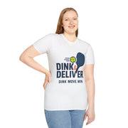 Pickleball Player T‑Shirt — 'Dink. Drive. Deliver.' Graphic Tee for Pickleball Fans - Trending Now - August 2026