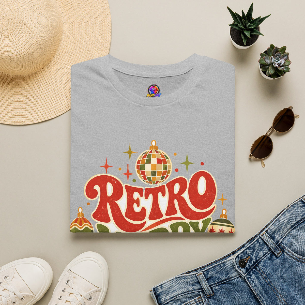 Retro Merry Energy T-Shirt