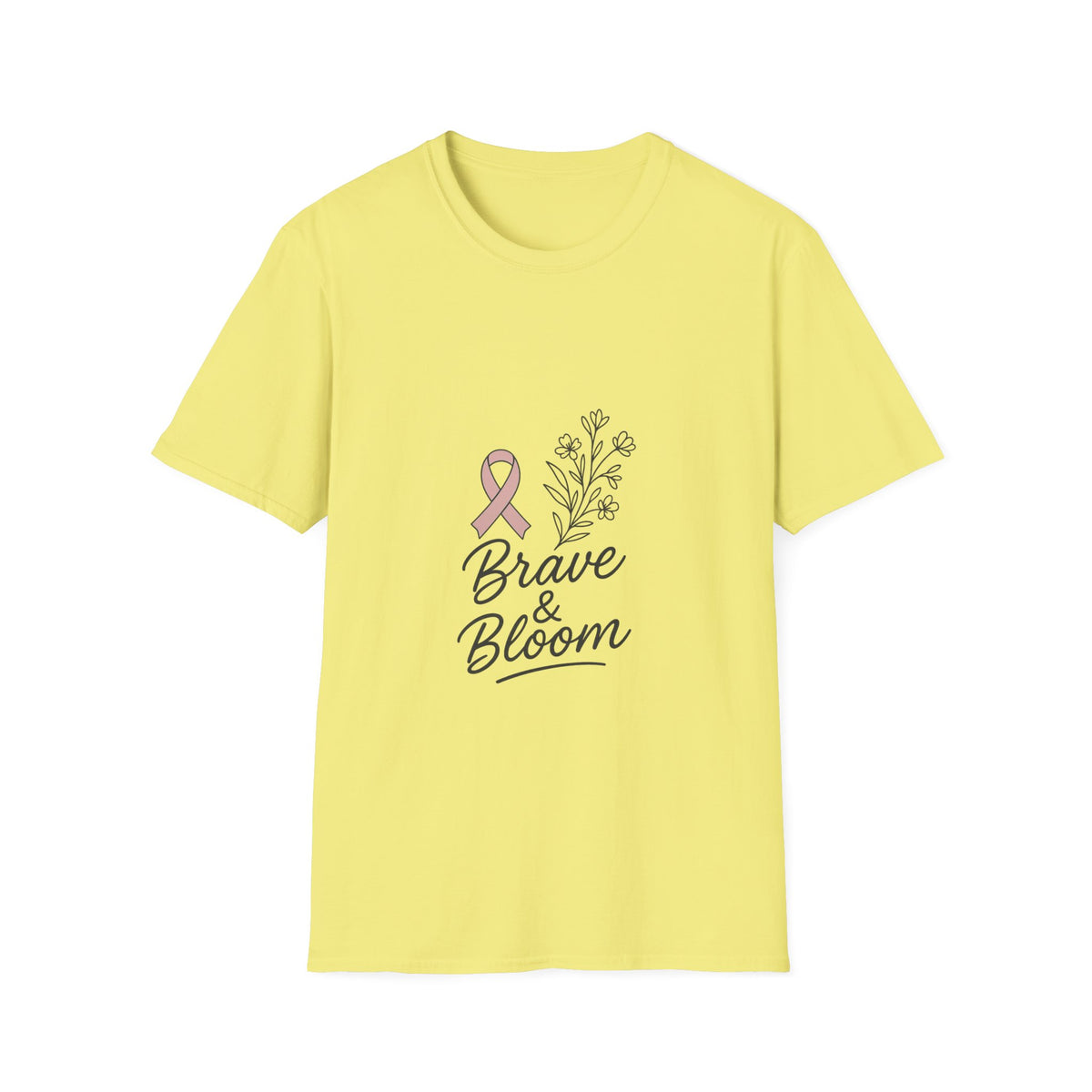 Brave to Bloom Breast Cancer Awareness T-Shirt - Trending Now - October 2026