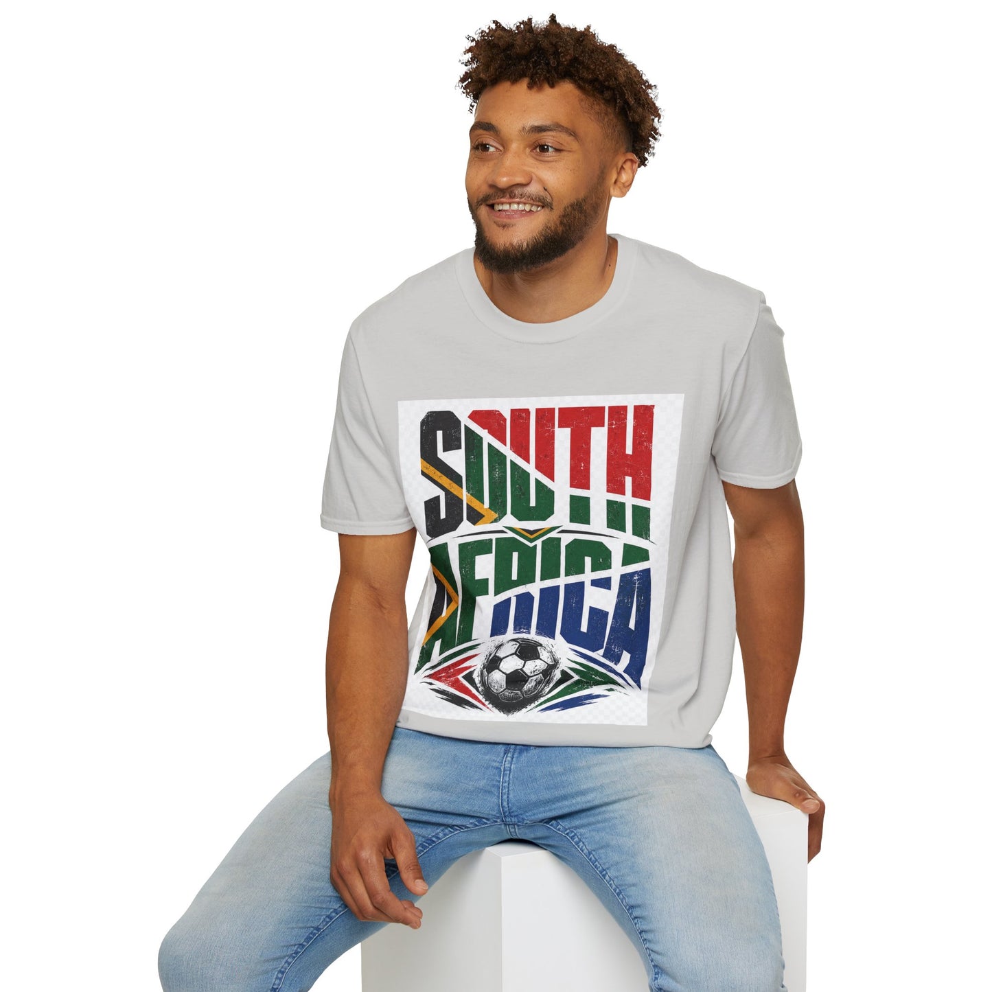South Africa Soccer T-Shirt — Vintage Flag Football Fan Tee