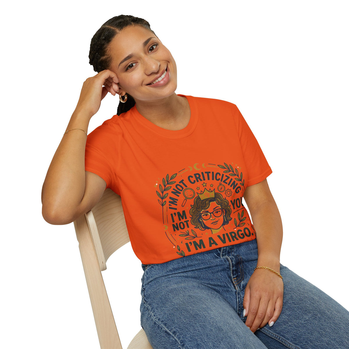 Virgo Zodiac T-Shirt — “I’m Not Criticizing, I’m a Virgo (Okay, Maybe a Little)”