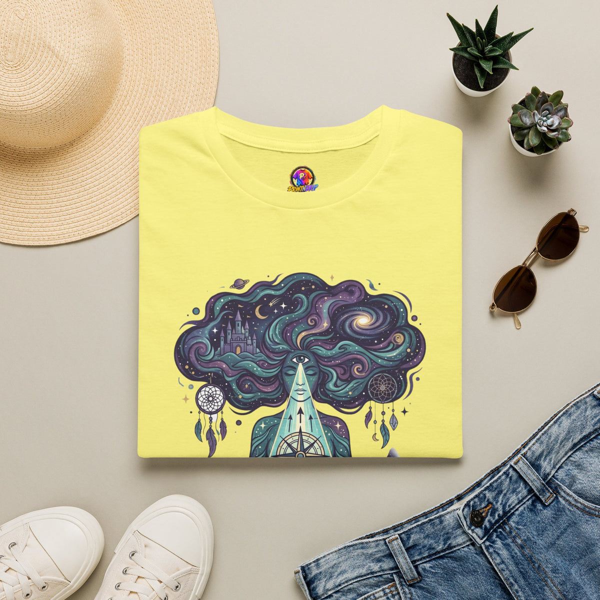 Pisces Zodiac Meditative Pisces T‑Shirt — 'Guided by dreams, ruled by intuition' Zodiac Tee