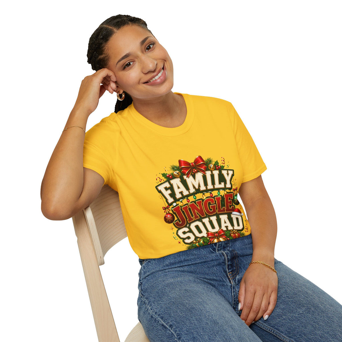 Family Jingle Squad Christmas T-Shirt — Festive Holiday Tee