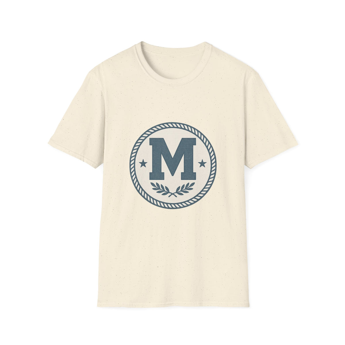 Monogram M Crest T‑Shirt — Vintage Initial Logo Tee - Trending Now - August 2026