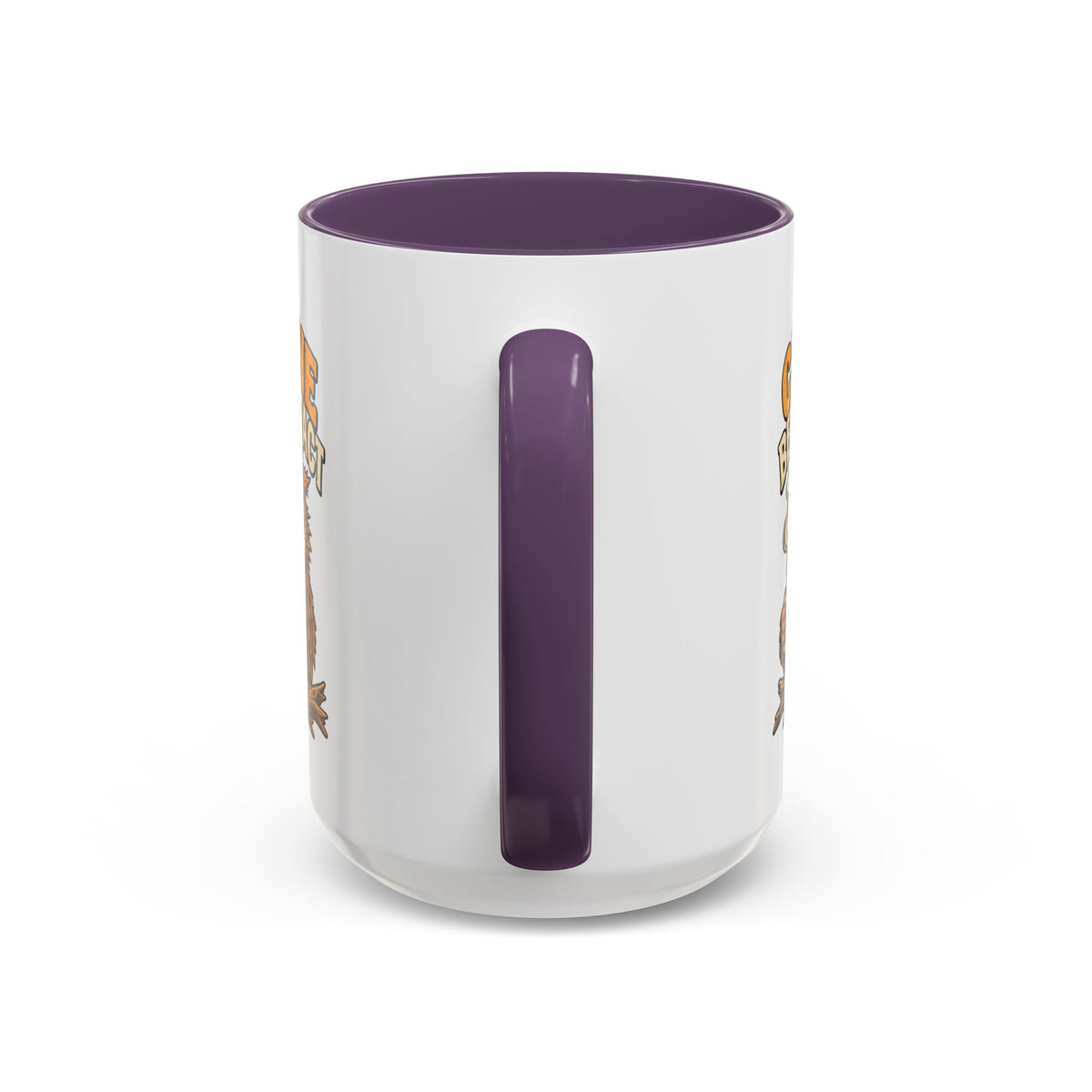 Funny And Witty "Caffeine Before Contact" Accent Coffee Mug (11, 15oz)