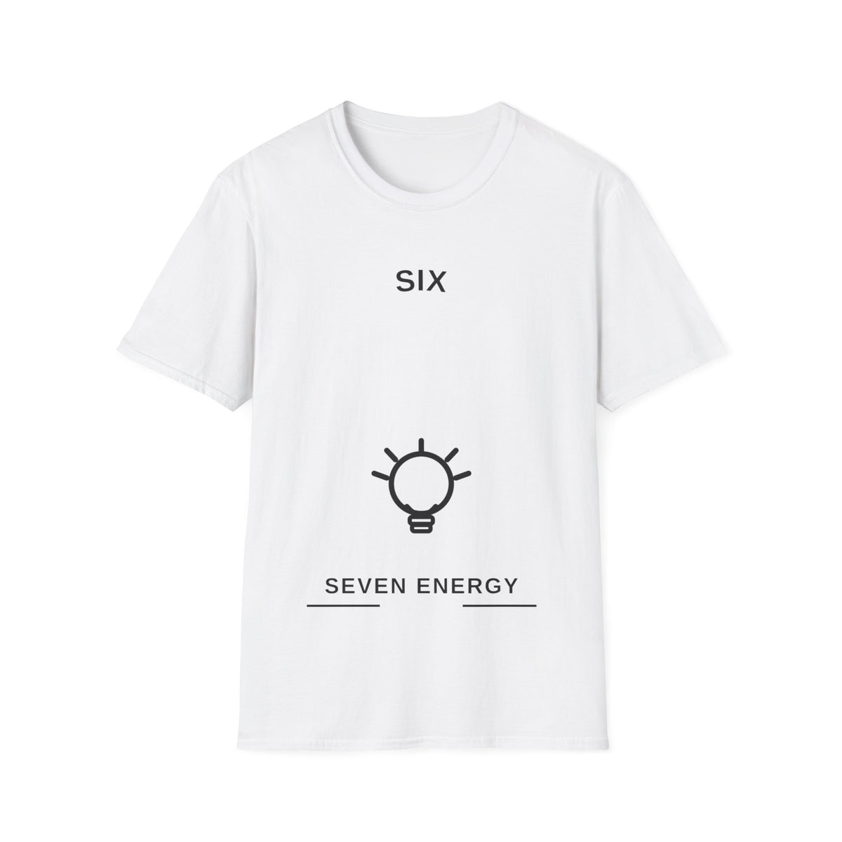 Six Seven Energy Lightbulb T-Shirt - Minimalist Creative Quote Tee - Trending Now - September 2026