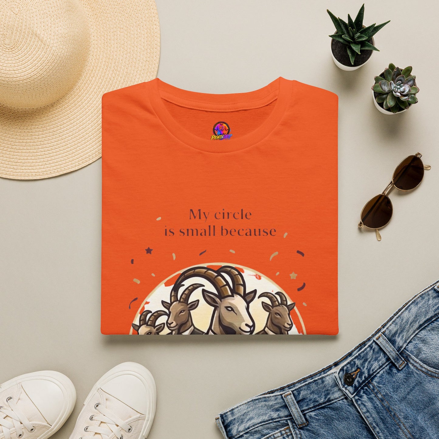 Capricorn Zodiac T-Shirt — "My Standards Are High" Astrology Tee