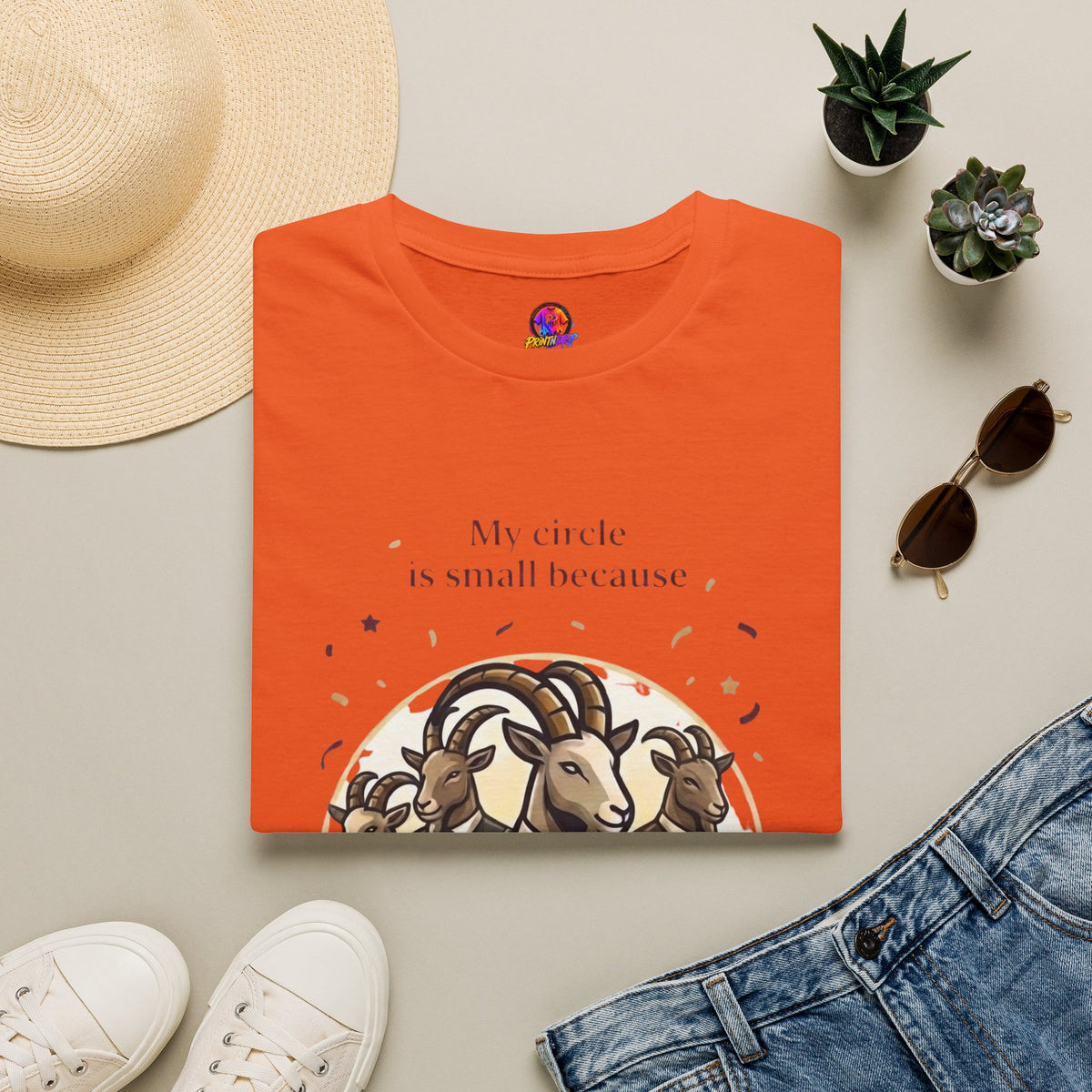 Capricorn Zodiac T-Shirt — "My Standards Are High" Astrology Tee