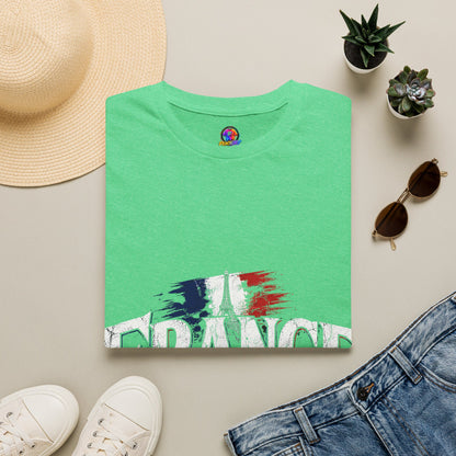 France Flag T-Shirt — Vintage Eiffel Tower French Pride Tee