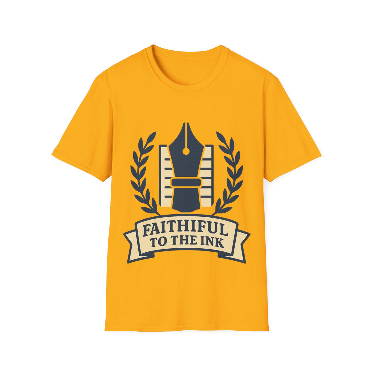 "Faithful To The Ink" Vintage Fountain Pen Tee | Retro Author Writer T-Shirt - Trending Now - September 2026