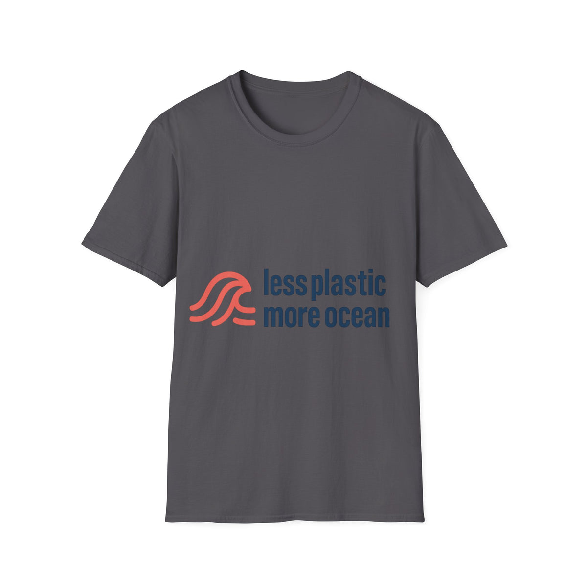 Minimal Wave Logo T‑Shirt — Subtle Red & Blue Surf Graphic- Trending Now - September 2026