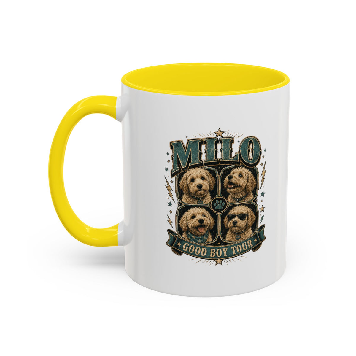 Milo Bailey Dog Dad Mom Milo 'Good Boy Tour' Accent Coffee Mug – Dog Lover