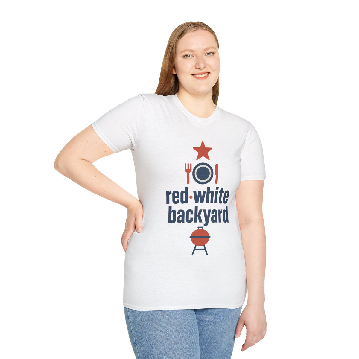 Patriotic BBQ T-Shirt — Red Star Plate Grill Graphic - Trending Now - August 2026