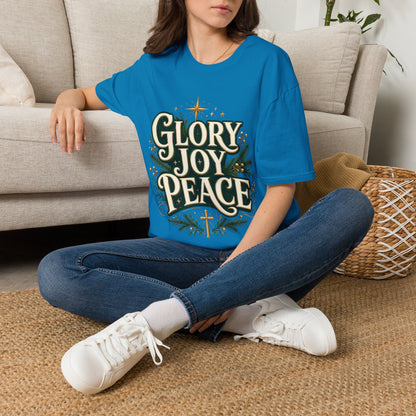 Glory Joy Peace Christmas T-Shirt