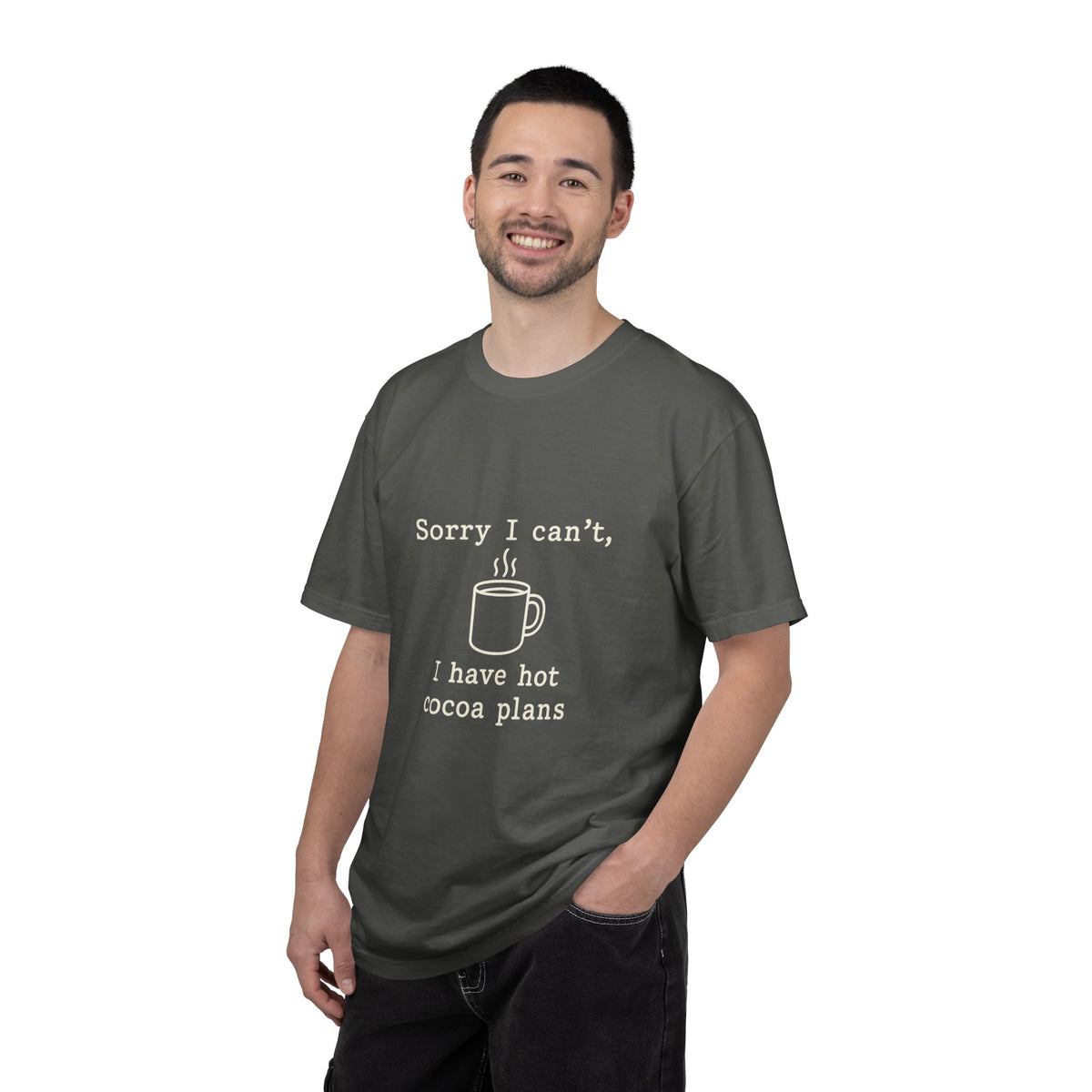 Hot Cocoa Plans T-Shirt — "Sorry I Can’t, I Have Hot Cocoa Plans" Cozy Graphic Tee - Trending Now - October 2026