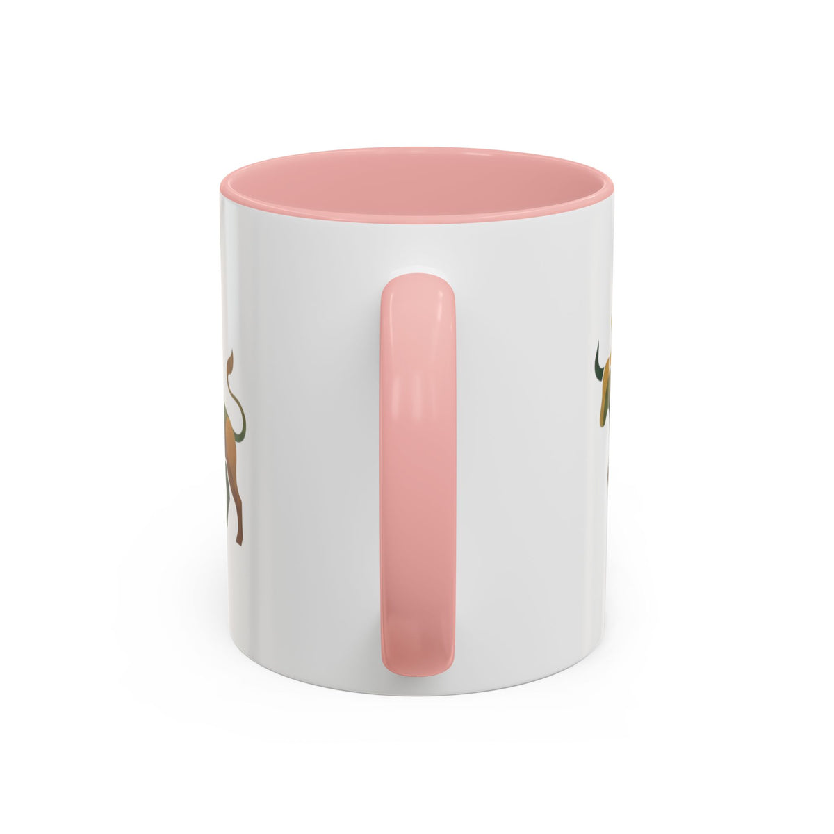 Taurus Geometric Bull Accent Coffee Mug — Taurus Zodiac Gift