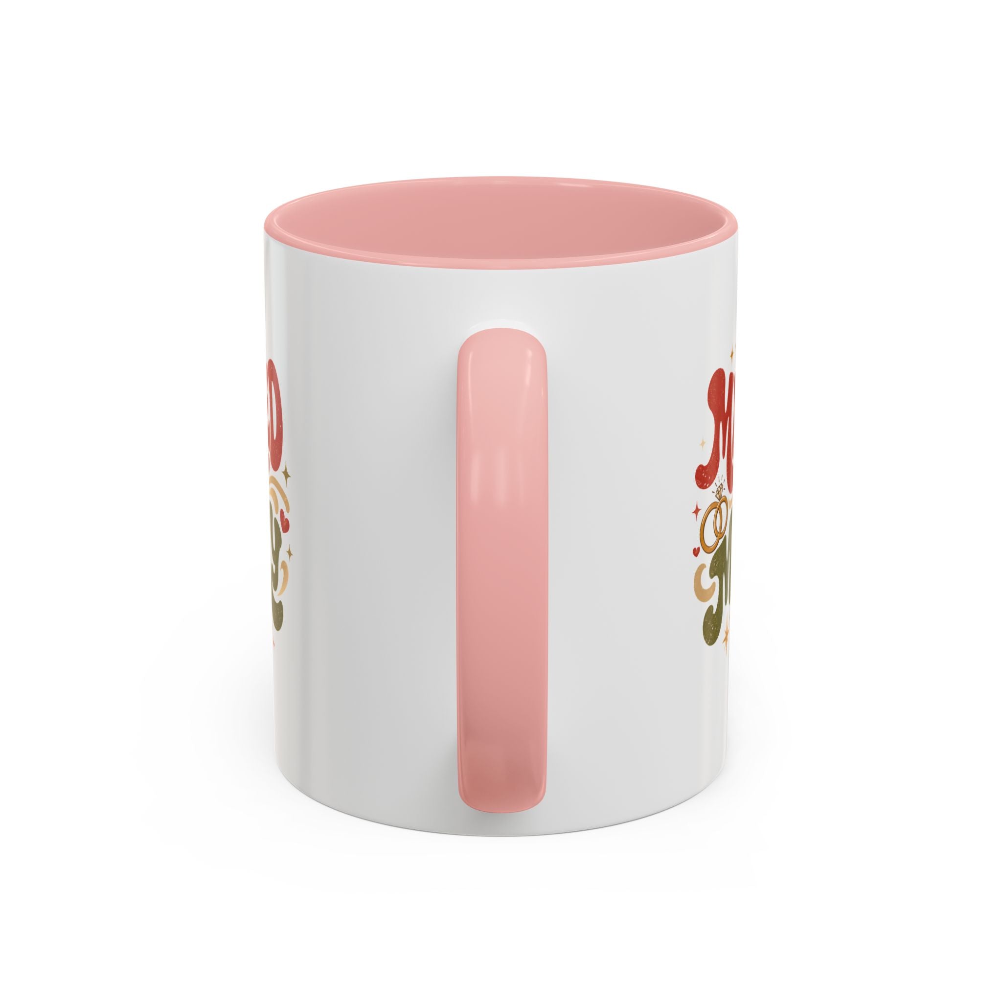 Christmas Married and Merry Christmas Coffee Mug — Holiday Accent Mug