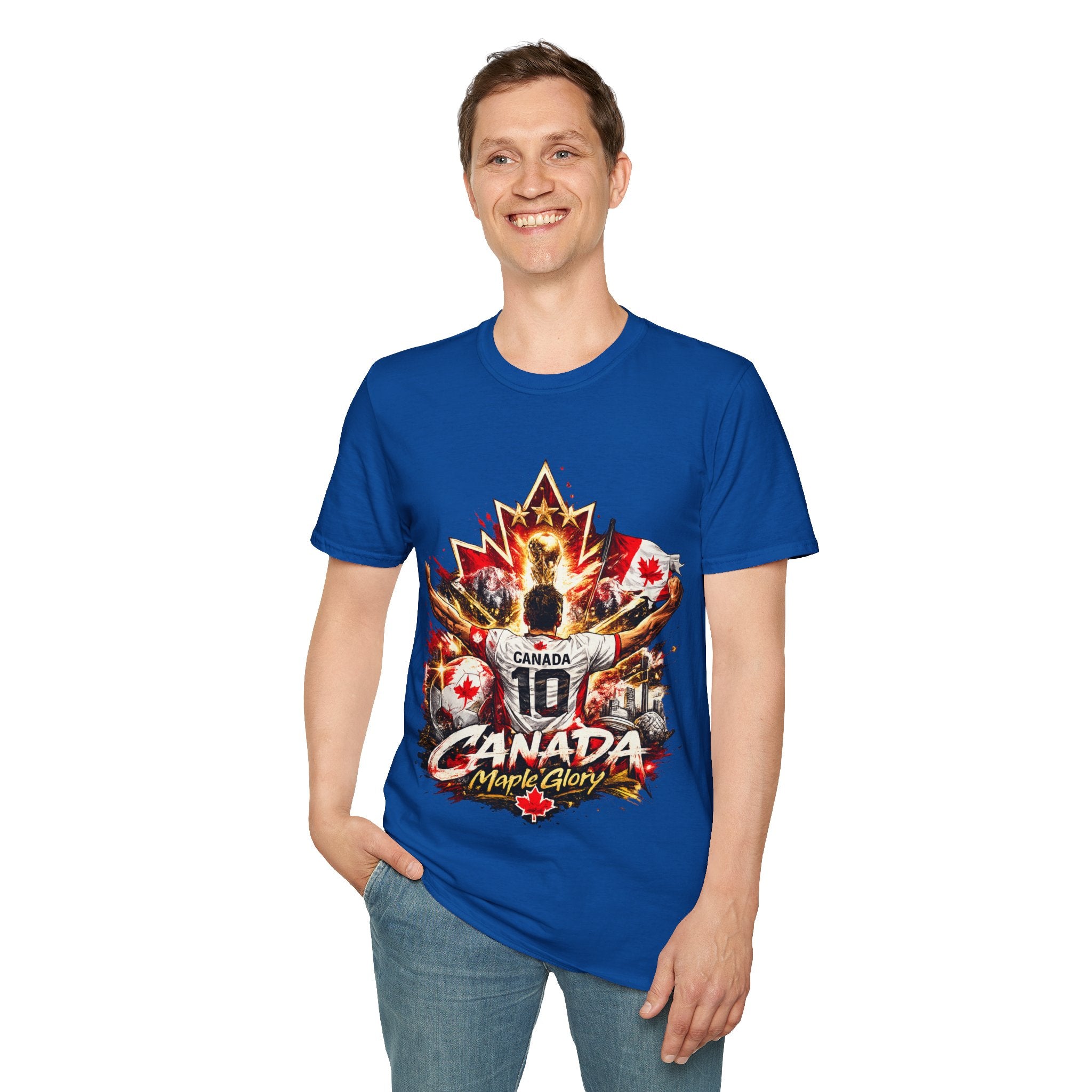Canada Maple Glory T‑Shirt — Vintage Canadian Maple Leaf Graphic Tee