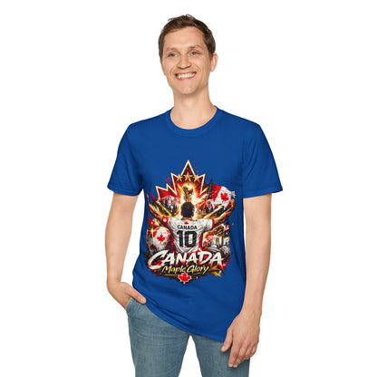 Canada Maple Glory T‑Shirt — Vintage Canadian Maple Leaf Graphic Tee