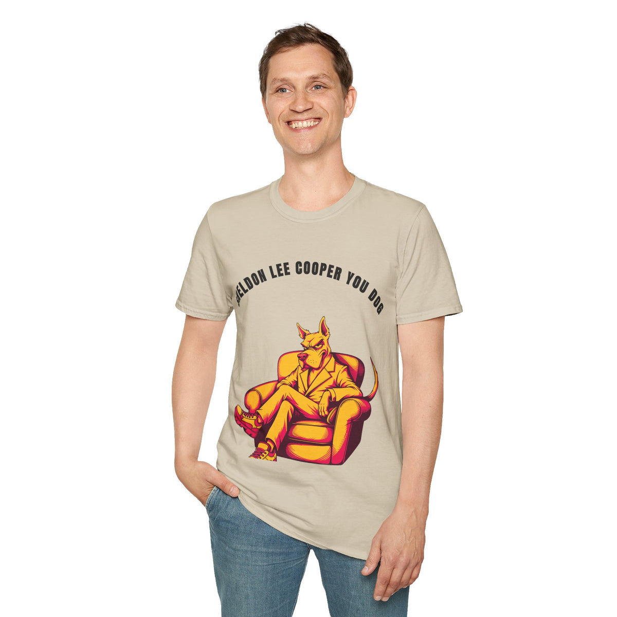 T-Shirt — "Sheldon Lee Cooper You Dog" Vintage Chill Dog Illustration - Trending Now - September 2026