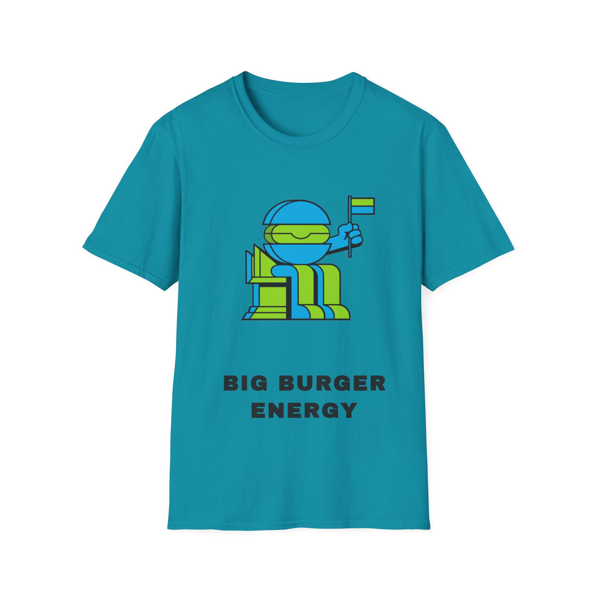 Big Burger Energy T-Shirt — Cute Retro Robot Graphic Tee - Trending Now - September 2026