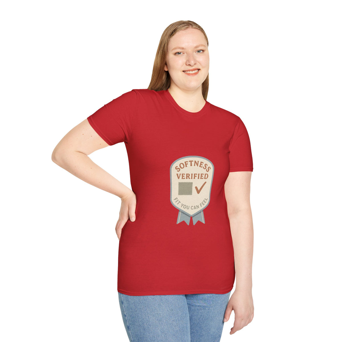 Softness Verified Badge T-Shirt — Cozy Comfort Graphic Tee - Trending Now - October 2026